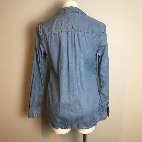 SO Perfect Shirt Denim Button Up - M - Picture 2 of 8